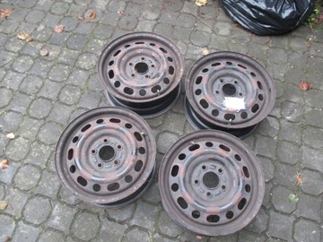4× DISK OCELOVÝ MAZDA OE 6.0" X 15" 5X114.3