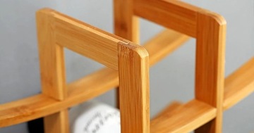 Бамбуковая деревянная полка для вина на 12 бутылок