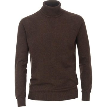 sweter golf męski bawełna Redmond M brązowy