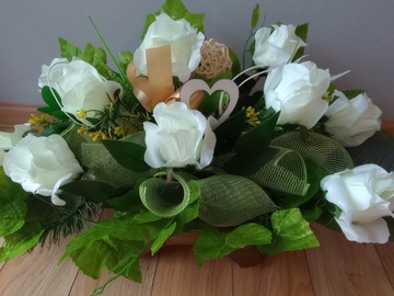 КОМПЛЕКТ ПЛАТЬЯ для могилы, кладбища РОЗЫ