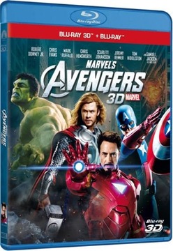MARVEL AVENGERS BLU-RAY 3D + BLU-RAY 2D NOWY FOLIA