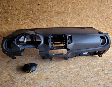 KIA SPORTAGE III 3 DESKA ROZDZIELCZA KONSOLA KOKPIT AIRBAG ORYGINAŁ FV
