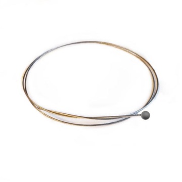 Linka stalowa 0.8 mm z kulką 6 mm - długość 2,5 m