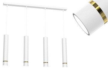 LAMPA ZWIS TUBA SOPLE EYE METAL STÓŁ 4xGU10 80cm