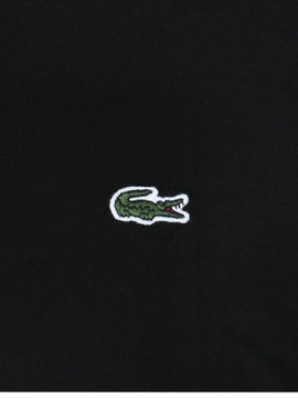 Lacoste czarna koszulka męski t-shirt bawełniany, Rozmiar XXL