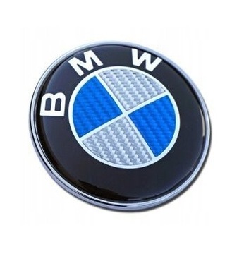 BMW EMBLEMAT NA KIEROWNICE ZNACZEK 45MM CARBON
