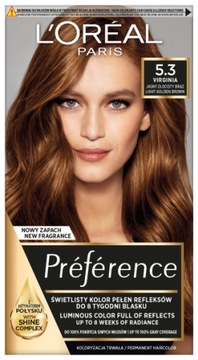 L'Oréal Preference Farba d/włosów 5.3 Virginia