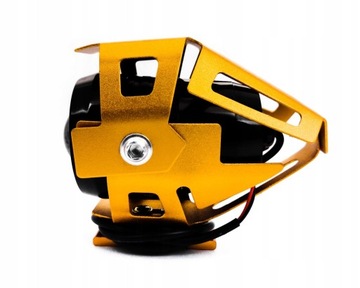 2 светодиодные галогенные лампы для мотоциклов, четыре фары