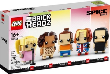 LEGO 40548 BRICKHEADZ Hołd dla Spice Girls NOWY