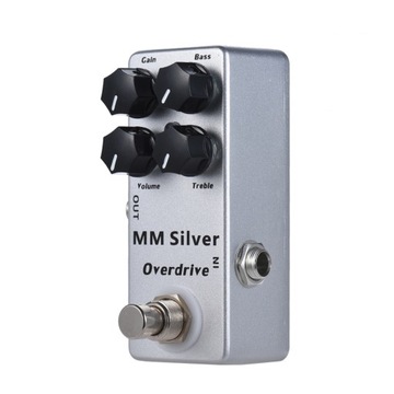 MOSKYAudio MM Silver Electric Guitar Overdrive