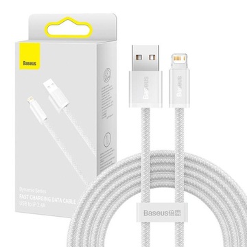 BASEUS MOCNY KABEL DO IPHONE PRZEWÓD USB TYP A LIGHTNING QUICK CHARGE 2M