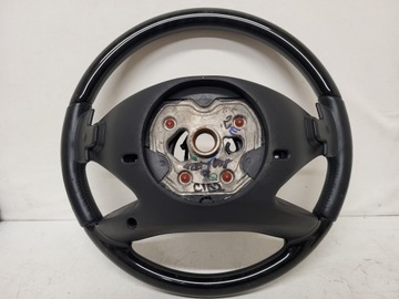 MERCEDES TŘÍDA S W221 W216 FACELIFT VOLANT MULTIFUNKCE LOPATA KŮŽE DŘEVO IDEÁLNÍ