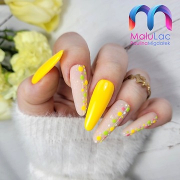 Набор для ногтей SPRING 18x гибридный лак MaluLac + фрезерная лампа