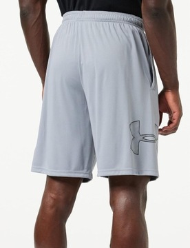 Spodenki sportowe Under Armour Tech Graphic Short-Gry r. M szare