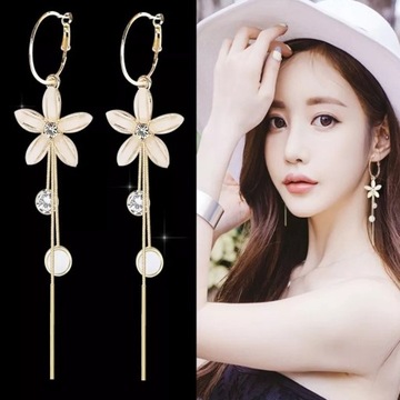 Новые роскошные брендовые длинные серьги-капли с кисточками для