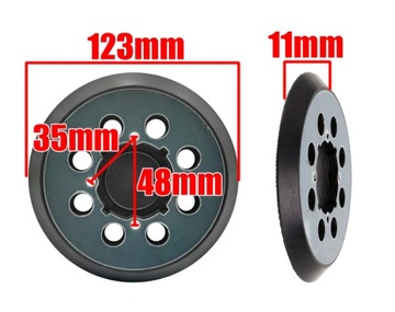 ДИСК 125 мм ДЛЯ ЭКСЦЕНТРИЧЕСКОЙ ШЛИФОВАЛЬНОЙ МАШИНЫ DeWalt N329079 DWE6423 DCW210