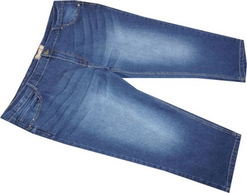 JANINA_52_SPODNIE jeans RYBACZKI z elastanem V534