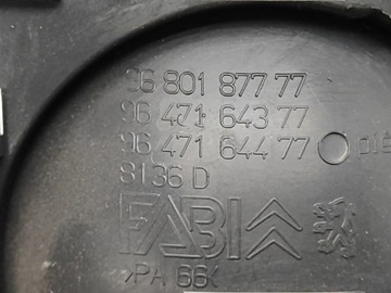 9647164377 PŘEDNÍ PRAVÁ KLIKA VNITŘNÍ 1.1 44 2008 CITROEN C2 (JM_)