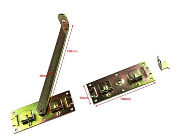 ЗАЩЕЛКА ДВУСТРОТНИЧНЫХ ВОРОТ, ОЦИНКОВАННЫЙ ЗАКРЫТОК ВОРОТ