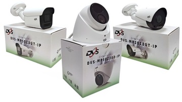 КОМПЛЕКТ МОНИТОРИНГА 4 НАРУЖНЫЕ МЕТАЛЛИЧЕСКИЕ КАМЕРЫ IP 5MPX POE DVS