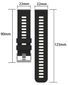 PASEK OPASKA 22mm UNIWERSALNY do ZEGARKA SMARTWATCH SAMSUNG HUAWEI XIAOMI