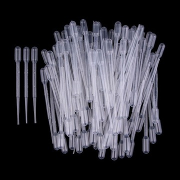 100 jednorazowych plastikowych pipet transferowych