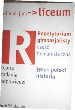 Repetytorium gimnazjalisty część humanistyczna, ję