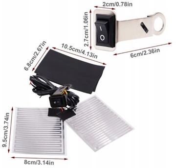 PODGRZEWANE UNIWERSALNE MANETKI MOTOCYKLOWE 12V