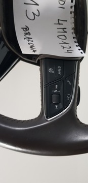 РУЛЕВОЕ КОЛЕСО AUDI 4M0124 КОРИЧНЕВЫЙ ПЕРЕКЛЮЧАТЕЛЬ С 4 СПИЦАМИ
