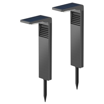 6 шт., светодиодный торшер на солнечной стойке для сада, 57 см, набор прочных опор