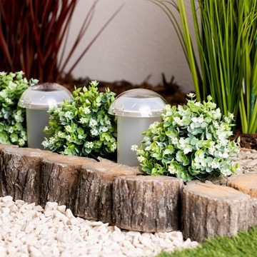 4x СОЛНЕЧНЫЕ СВЕТОДИОДНЫЕ СОЛНЕЧНЫЕ ЛАМПЫ ГРИБОВЫЕ RGB САДОВЫЕ ЛАМПЫ ДАТЧИК SKEEPER