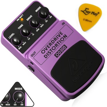 Напольная педаль искажения Behringer OD300 Overdrive Distortion
