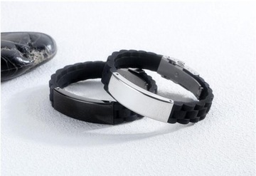 Медицинский браслет с гравировкой