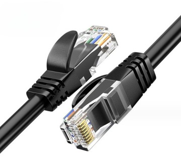 Kabel sieciowy Patchcord UTP CAT 6E 1m RJ45 LAN