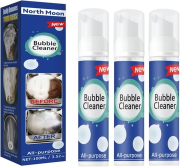 KITCHEN BUBBLE CLEANER-ODTŁUSZCZACZ I ODPLAMIACZ BEZ SPŁUKIWANIA 100ML-3SZT