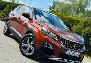 Peugeot 3008 II Crossover 1.6 BlueHDi 120KM 2017 Peugeot 3008 1,6HdiLed Skora Ambiente Kamera LineAssist Blis Alu18 Serwis