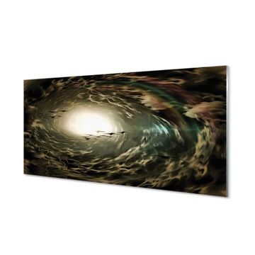 Foto obraz na ścianę pleksa Ptaki chmury 100x50 cm