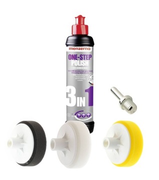 MENZERNA 3W1 ONESTEP Pasta polerska +3 Pady+Adapte