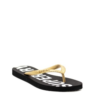 SUPERDRY ZŁOTE LOGOWANE JAPONKI ESSENTIAL (40/41)
