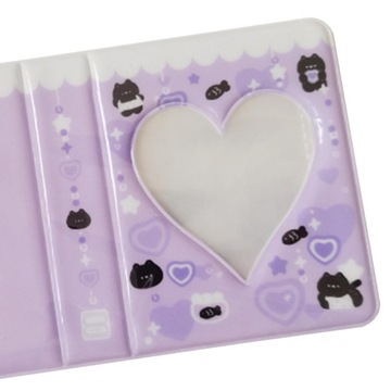 3-calowy album fotograficzny Kpop Photocard Segregator Etui na fotokarty