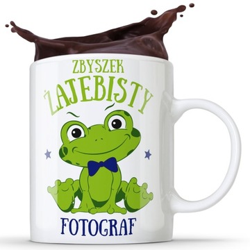 KUBEK ŻAJEBISTY FOTOGRAF MÓJ ZAWÓD I IMIĘ PREZENT