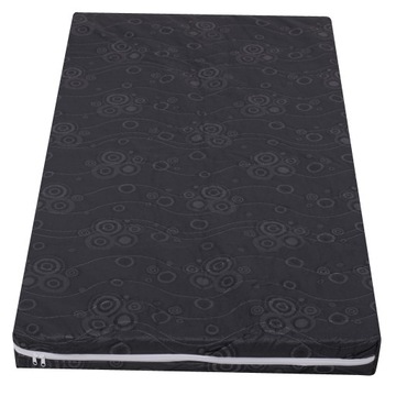 SZARY Pikowany Pokrowiec na materac ZAMEK 140x200