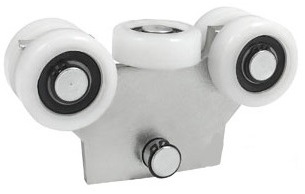 ТЕЛЕЖКА ДЛЯ ВОРОТ, ВОРОТА, ДВЕРИ 5 РОЛИКОВ ПРОФ 60Х60х4, грузоподъемность: 200кг