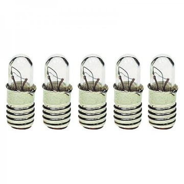 Blister x5 zapasowe żarówki 12V 0,8W E5 TOPPLAMPA