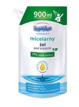 BAMBINO RODZINA Micelarny żel pod prysznic hiperdelikatny refill 900ml