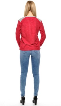 LEE bluza SWEATSHIRT red woman CREW SWS _ M