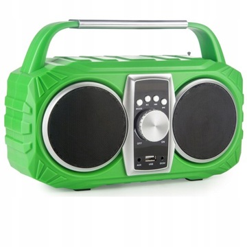 RADIO STEREO PRZENOŚNE A2DP BLUETOOTH USB AKUMULATOR PRIME3 APR71GR NEON