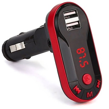 FM-ПЕРЕДАТЧИК BLUETOOTH ЗАРЯДНОЕ УСТРОЙСТВО ДЛЯ MP3 2XUSB SD LCD