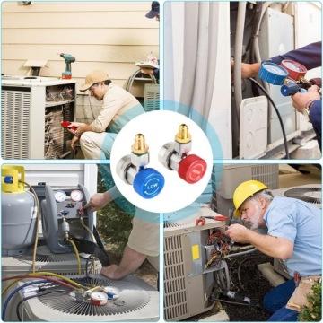 РЕГУЛИРУЕМЫЙ РАЗЪЕМ R134A БЫСТРОРАЗЪЕМНЫЕ РАЗЪЕМЫ АДАПТЕР ВЫСОКАЯ НИЗКАЯ КОНДИЦИОНИРОВАНИЕ ВОЗДУХА