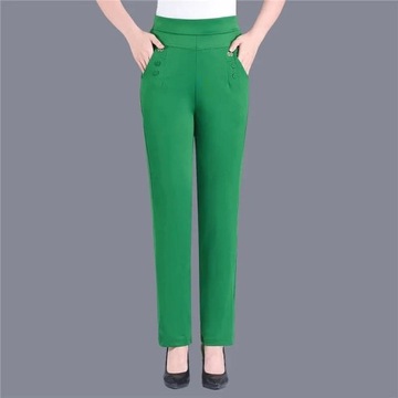 Candy Colors Women Stretch Classic Pants Elegant S